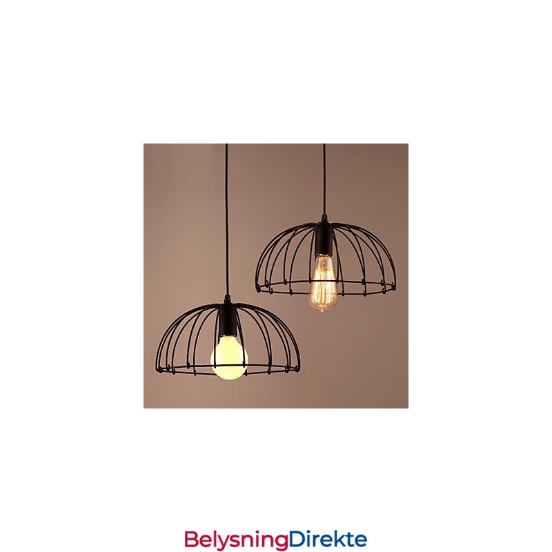 Retro Designer Metall Pendellampe