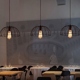 Retro Designer Metall Pendellampe