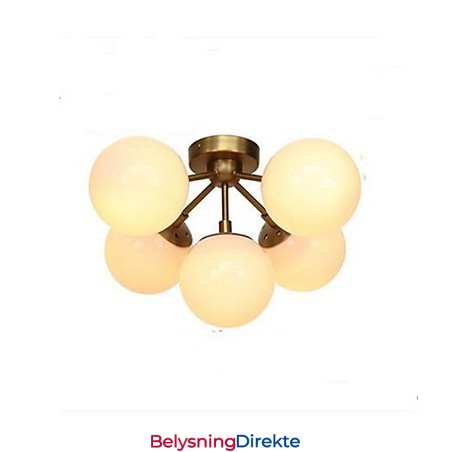 Lysekrone Med Gyldne Bønner