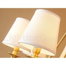 Rund Lysekrone I Ren Messing, Tradisjonell Klassisk