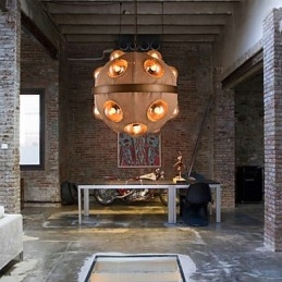 Landlig Maling Metall Lysekrone Anhengslampe Soverom