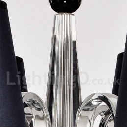 Moderne Samtids Tradisjonell Klassisk Rustikk Hytte Vintage Landlig Øy Krom Metalllysekrone