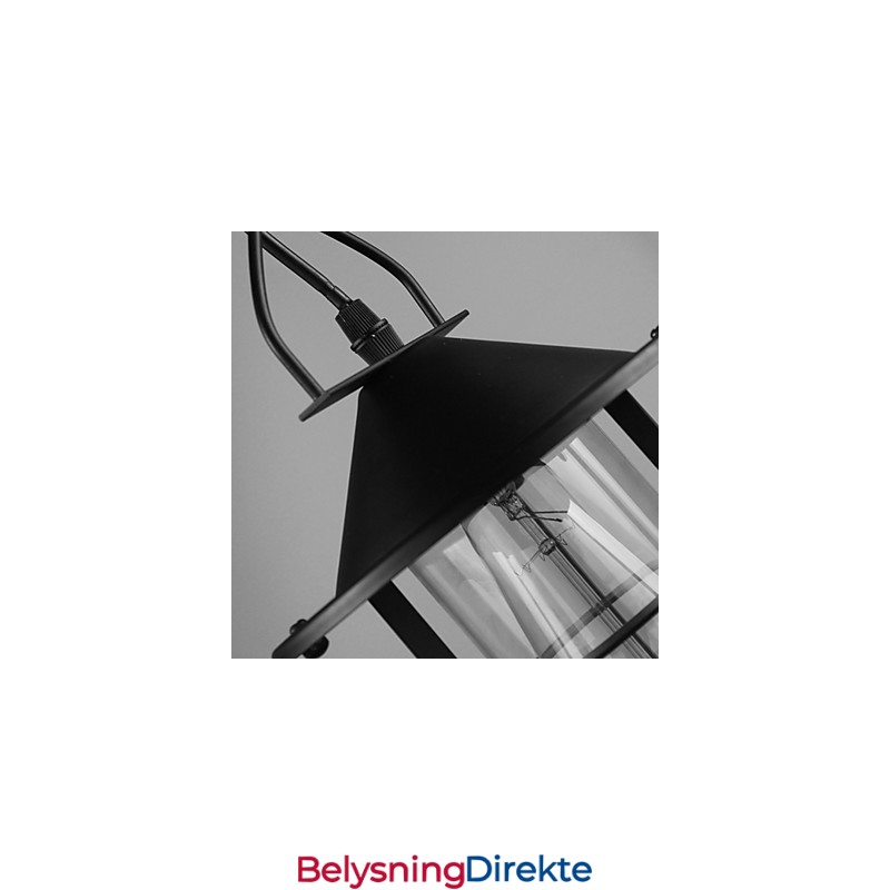 Vintage Landlig Maling Metall Pendellampe Garasje