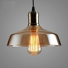 Retro Lighting Glass Pendellampe