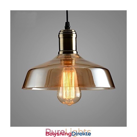 Retro Lighting Glass Pendellampe