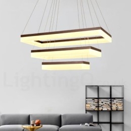 Wi-Fi Smart Dimmbar 3-Etasjes Moderne Samtidsstil Hjemme Pendellampe