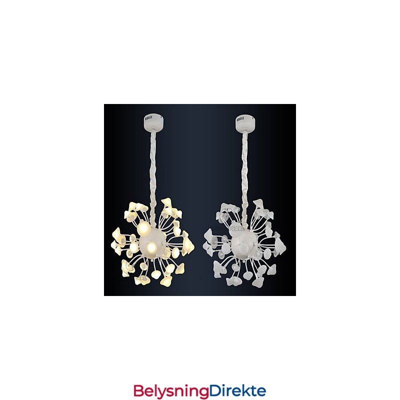 Moderne Varm Hvit Lysstyrke Pendellampe Til Hjemmedekorasjon