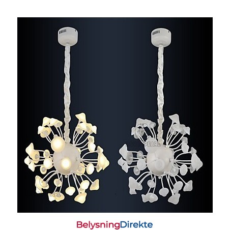 Moderne Varm Hvit Lysstyrke Pendellampe Til Hjemmedekorasjon