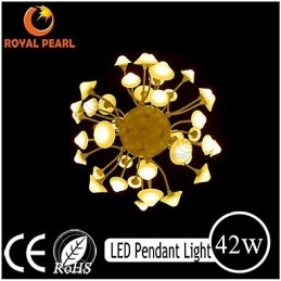 Moderne Varm Hvit Lysstyrke Pendellampe Til Hjemmedekorasjon