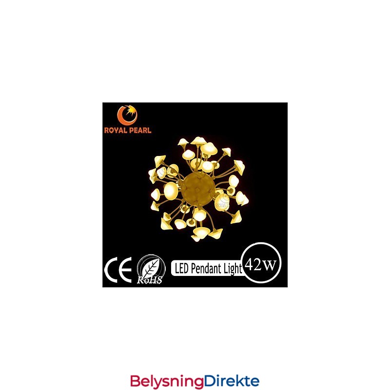 Moderne Varm Hvit Lysstyrke Pendellampe Til Hjemmedekorasjon