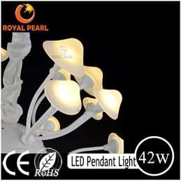 Moderne Varm Hvit Lysstyrke Pendellampe Til Hjemmedekorasjon