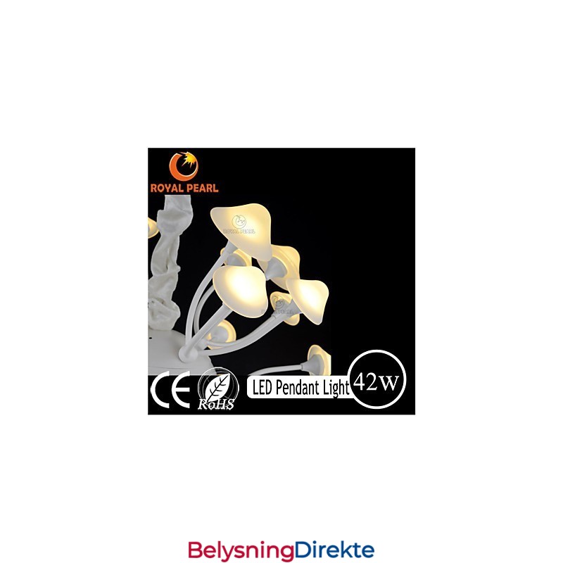 Moderne Varm Hvit Lysstyrke Pendellampe Til Hjemmedekorasjon