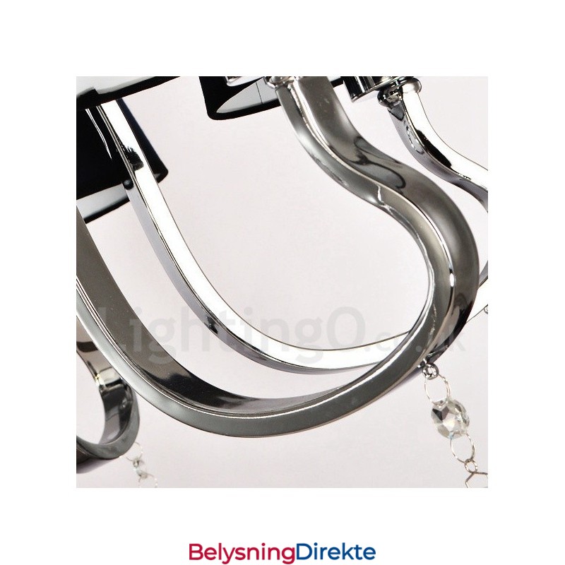 Moderne Samtids Tradisjonell Klassisk Rustikk Hytte Vintage Landlig Øy Krom Metalllysekrone