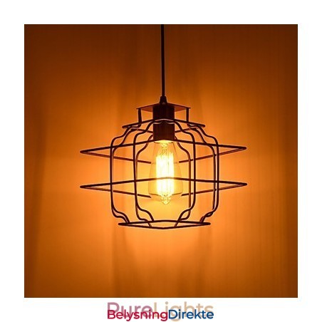 Retro Designer Metall Pendellampe