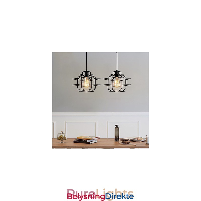 Retro Designer Metall Pendellampe