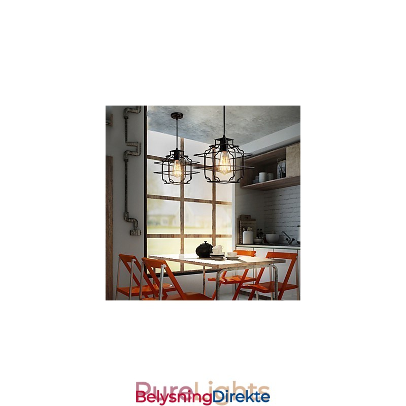 Retro Designer Metall Pendellampe