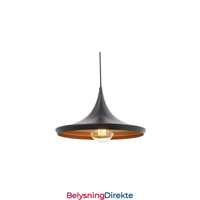 Anhengslampe Retro Vintage Tom Dixon Design Svart Maleri Anhengslampe Lys