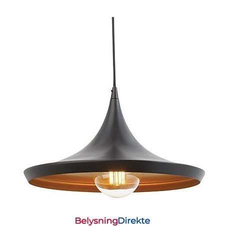 Anhengslampe Retro Vintage Tom Dixon Design Svart Maleri Anhengslampe Lys