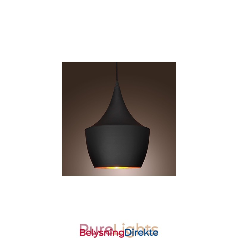 Pendellampe Retro Vintage Tom Dixon Design Svart Hvit Type Kafépendellamper