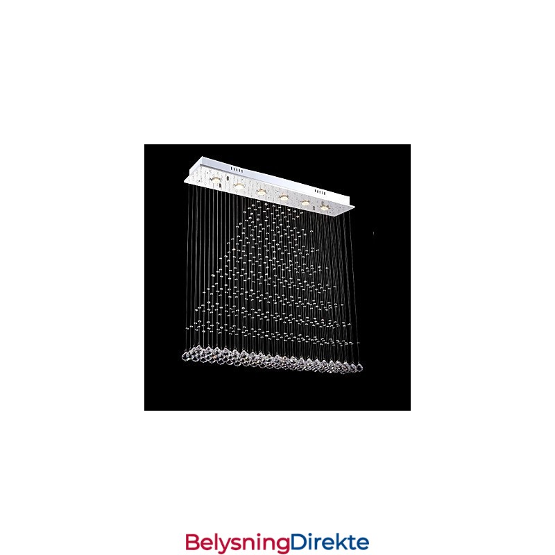 Moderne Samtids Tradisjonell Klassisk Rustikk Hytte Vintage Landlig Øy Krystall Galvanisert Metall Pendellampe