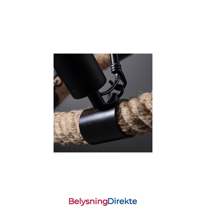 Lysekrone Anhengslampe I Ministil I Rustikk Hyttestil I Metall