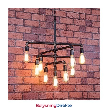 Vintage Maleri Metall Innfelt Montering