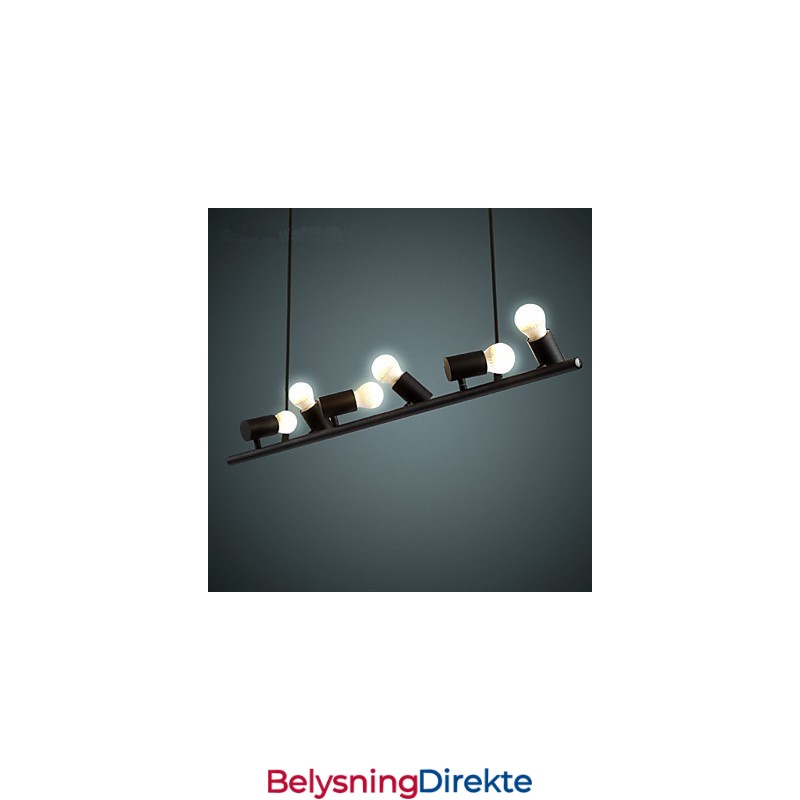 Vintage Retro Mini-Stil Maleri Metall Pendellampe