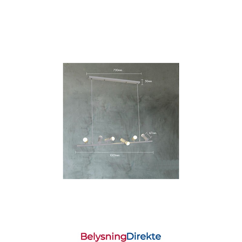 Vintage Retro Mini-Stil Maleri Metall Pendellampe