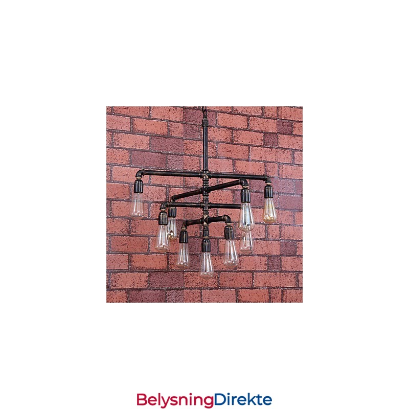 Vintage Maleri Metall Innfelt Montering