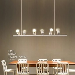 Vintage Retro Mini-Stil Maleri Metall Pendellampe