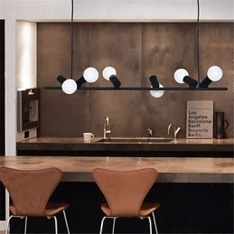 Vintage Retro Mini-Stil Maleri Metall Pendellampe