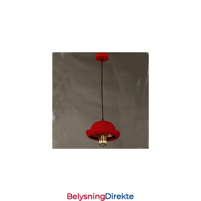 Hat Pendel Kafédesign Svart Lysekrone