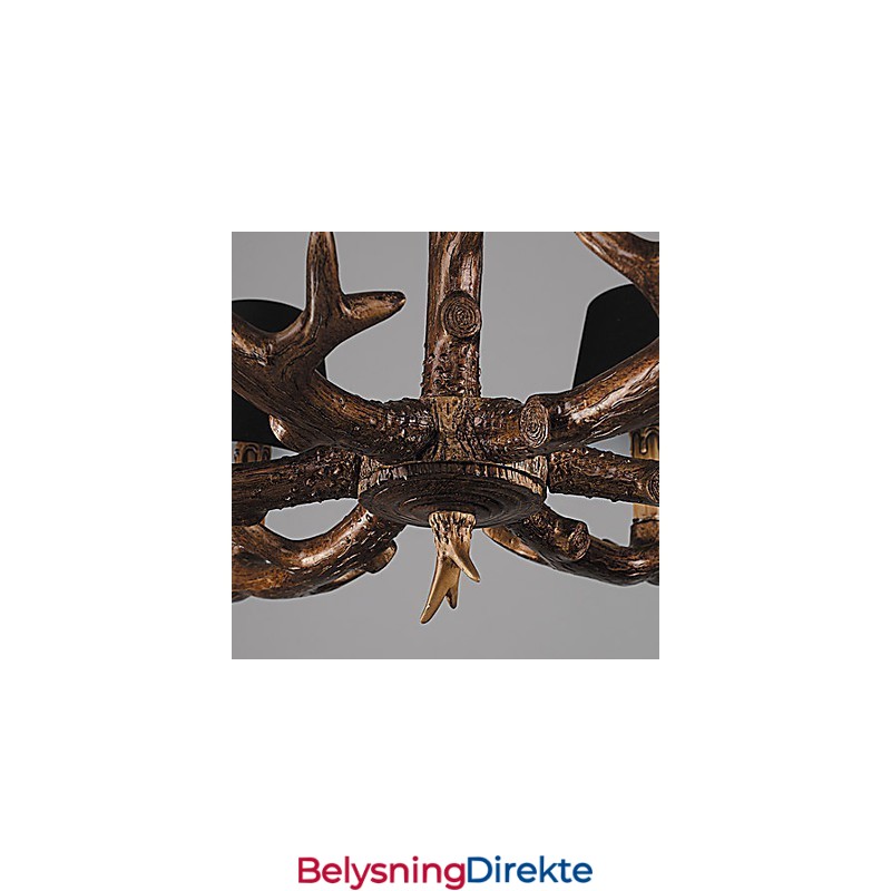 Lysekrone Anhengslampe Vintage Harpiks