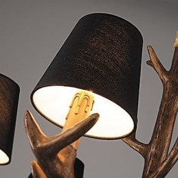 Lysekrone Anhengslampe Vintage Harpiks