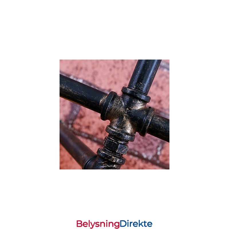 Vintage Maleri Metall Innfelt Montering