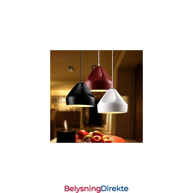 Vintage Retro Mini-Stil Maleri Metall Pendellampe