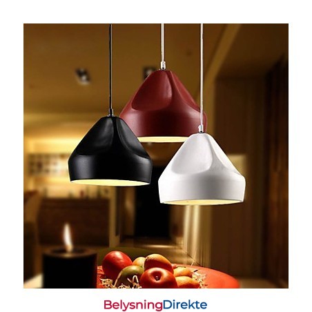 Vintage Retro Mini-Stil Maleri Metall Pendellampe