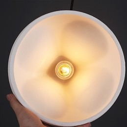 Vintage Retro Mini-Stil Maleri Metall Pendellampe