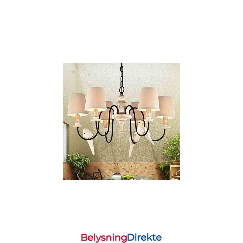 Lysekrone Anhengslampe Vintage Harpiks
