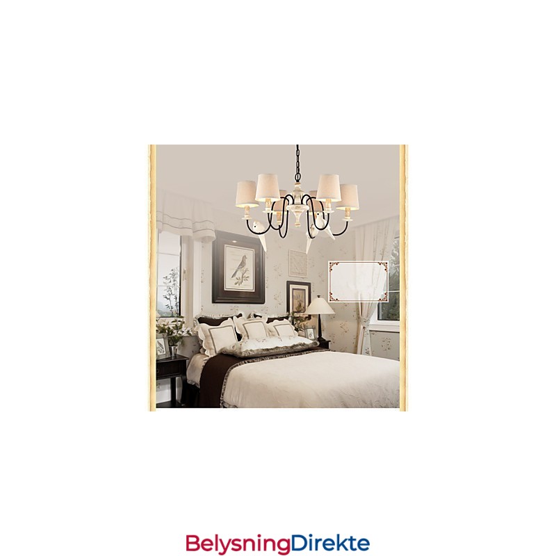 Lysekrone Anhengslampe Vintage Harpiks