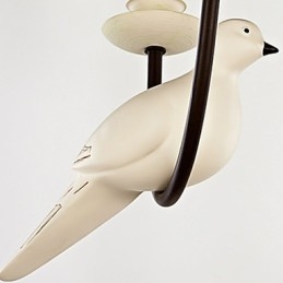 Lysekrone Anhengslampe Vintage Harpiks