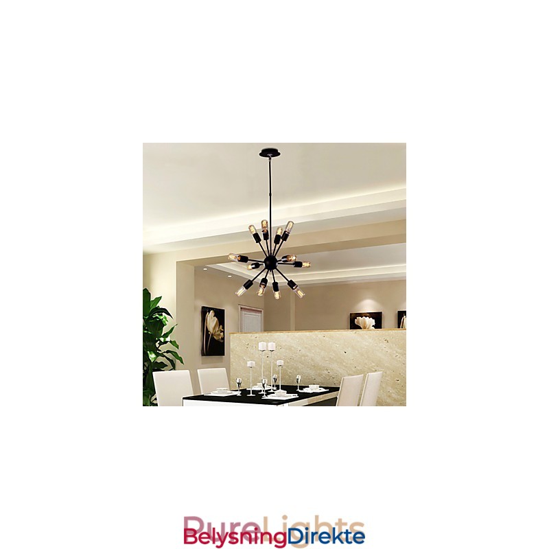 Avant Garde Jernlysekrone Med 12 Lys