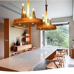 Amerikansk Varm, Stilig Anheng I Massivt Tre