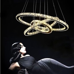 Pendellamper Krystall Moderne Samtids Metall