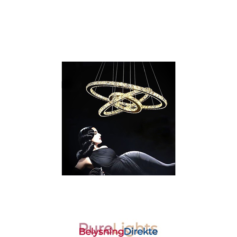 Pendellamper Krystall Moderne Samtids Metall