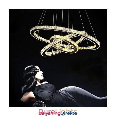 Pendellamper Krystall Moderne Samtids Metall