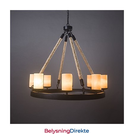 Pendel Industriell Klassisk Rustikk Hytte Vintage Retro Landlig Stue Spisestue Butikk Rustfritt Stål