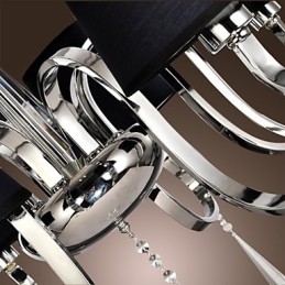 Moderne Samtids Tradisjonell Klassisk Rustikk Hytte Vintage Landlig Øy Krom Metalllysekrone