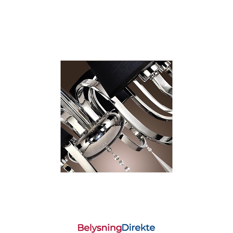 Moderne Samtids Tradisjonell Klassisk Rustikk Hytte Vintage Landlig Øy Krom Metalllysekrone