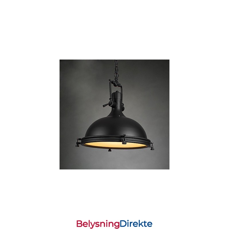 Industriell Enkel Pendellampe Dekorerer Loftsstil Vintage Metalldråpelampe